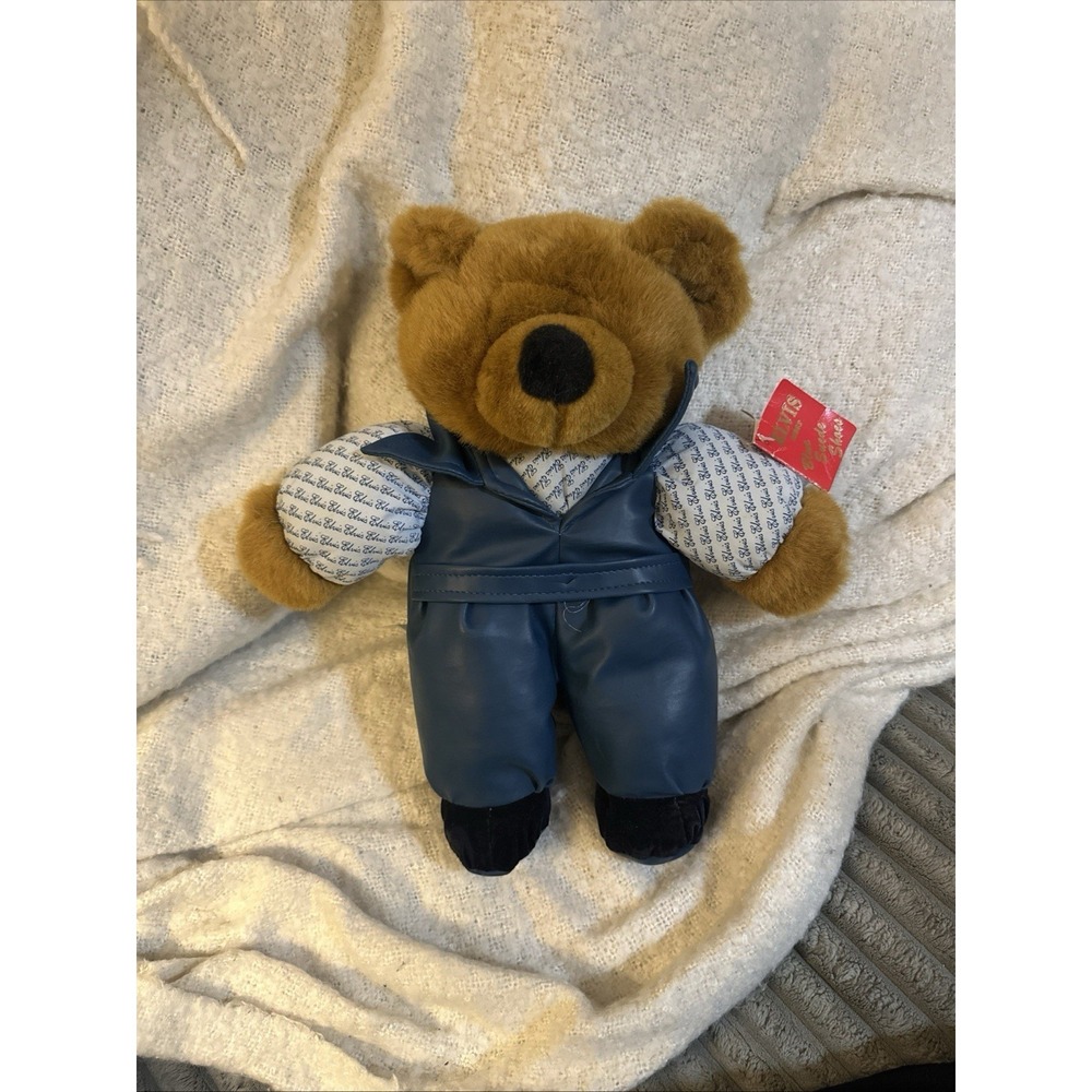 Elvis Presley Plush Blue Suede Shoes Teddy Bear Vintage 1994 RARE No Singing Box